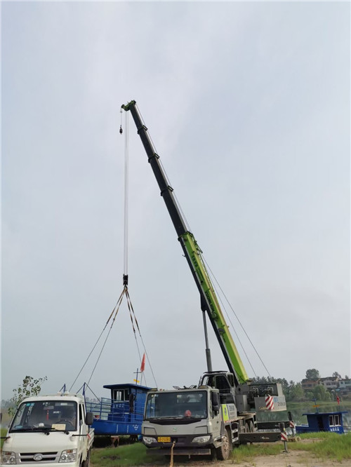 江阳区桥梁建设吊装案例